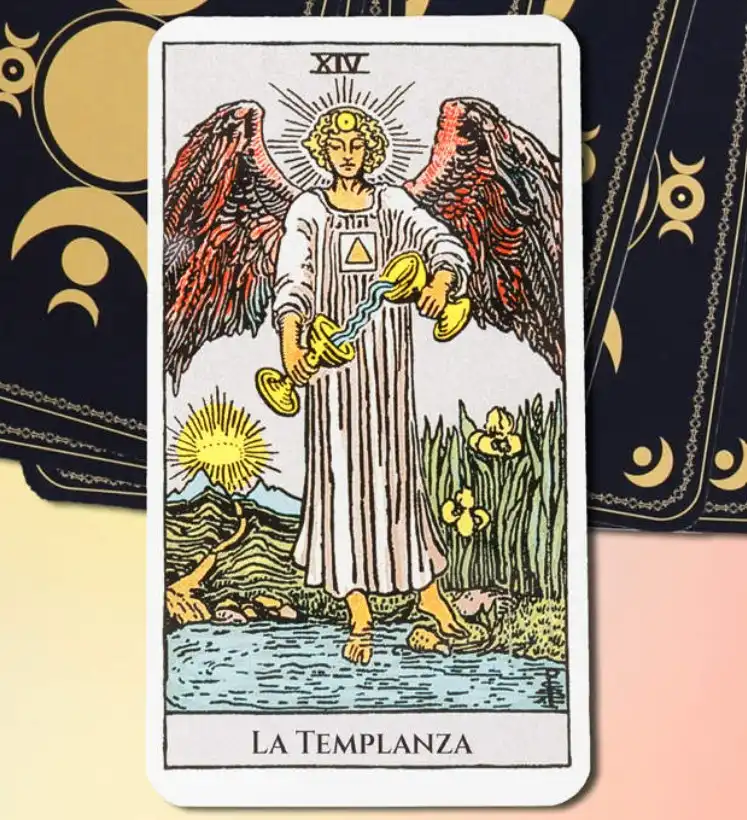 la templanza combinaciones y significado en el tarot